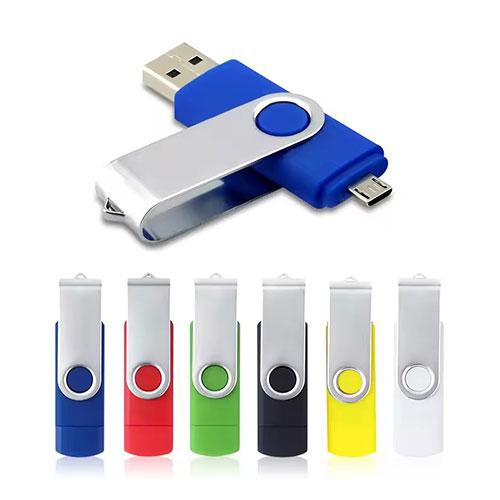 2 in 1 Metal OTG USB Flash Drives  